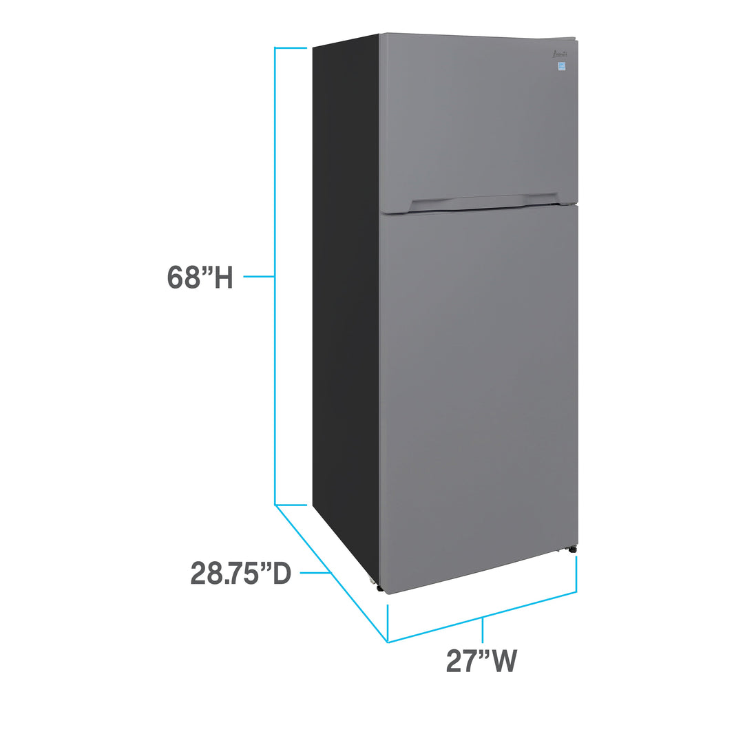 Avanti Frost-Free Top Freezer Refrigerator 14.3 cu. ft. Capacity