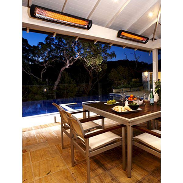 Bromic Tungsten Smart-Heat™ Electric 2000W Outdoor Heater BH0420030 - 44" Black