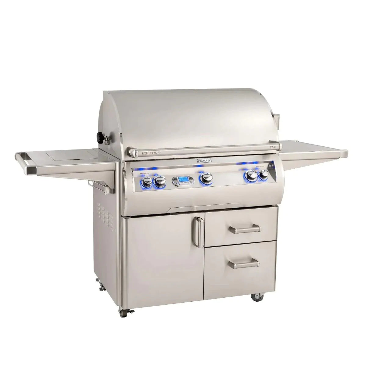 Fire Magic Echelon Diamond E790s 36-Inch Freestanding Gas Grill With Rotisserie, Single Side Burner & Digital Thermometer, Natural Gas (E790S-8E1N-62)