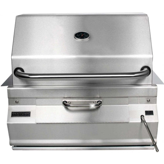 Fire Magic Legacy 24-Inch Built-In Charcoal Grill With Smoker Oven/Hood (12-SC01C-A)