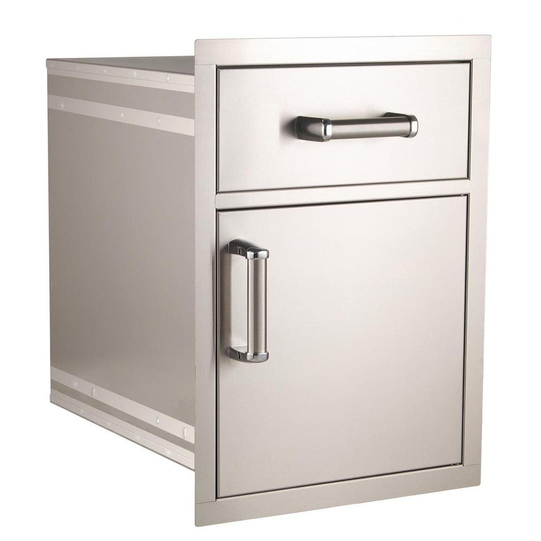 Fire Magic Premium Flush 17-Inch Pantry / Access Drawer Combo (54018S)