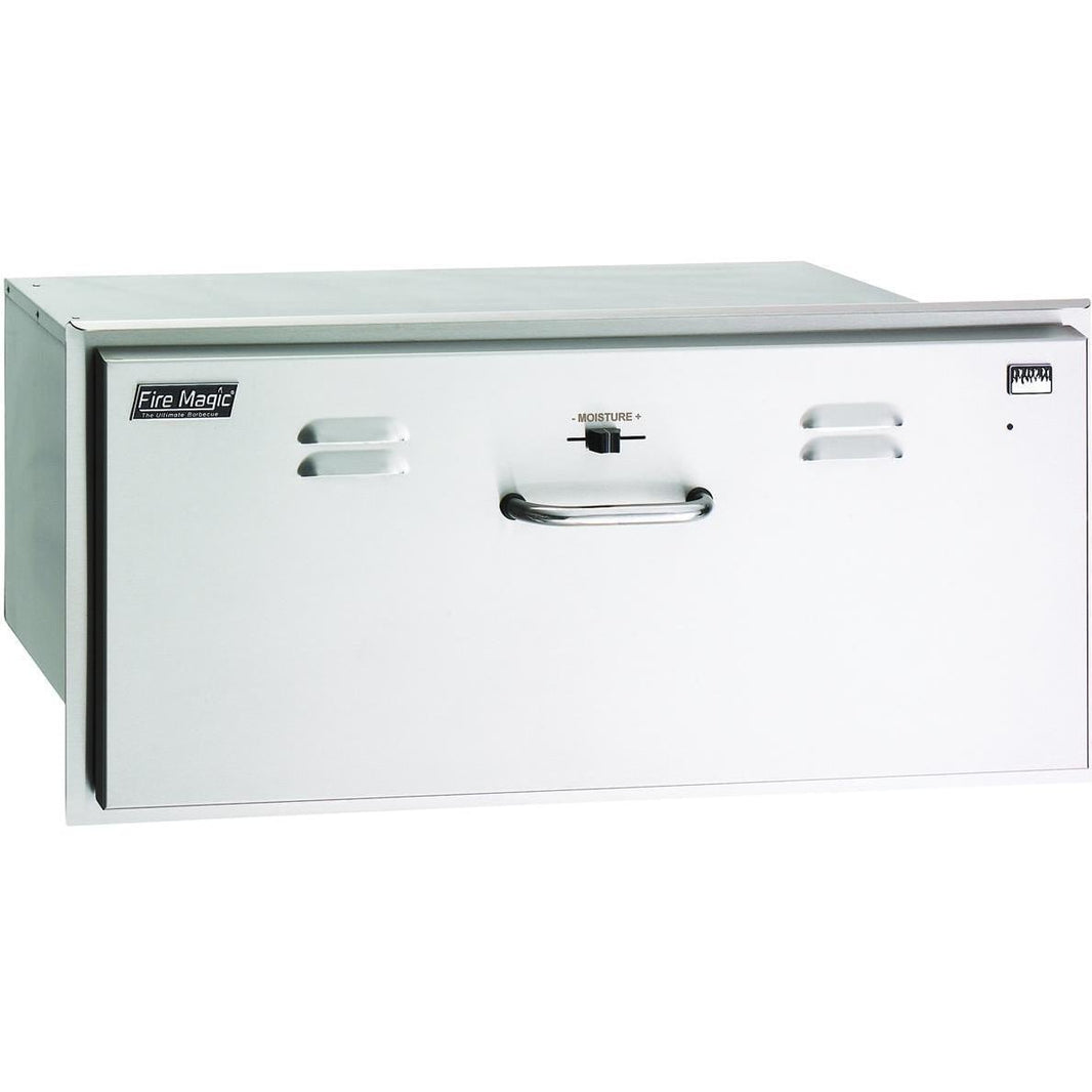 Fire Magic Select 30-Inch Built-In 110V Electric Stainless Steel Warming Drawer (33830-SW)