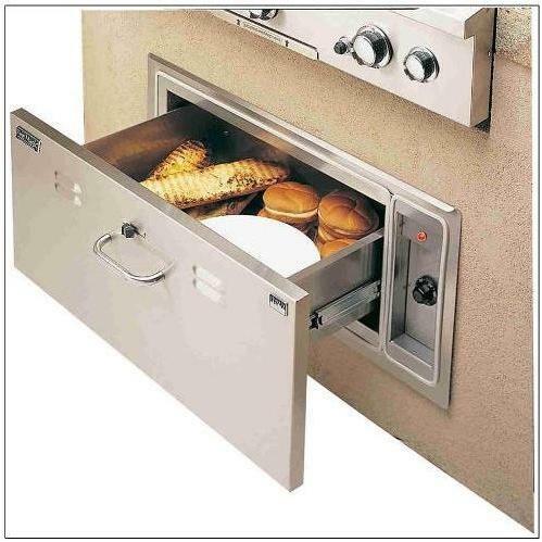 Fire Magic Select 30-Inch Built-In 110V Electric Stainless Steel Warming Drawer (33830-SW)