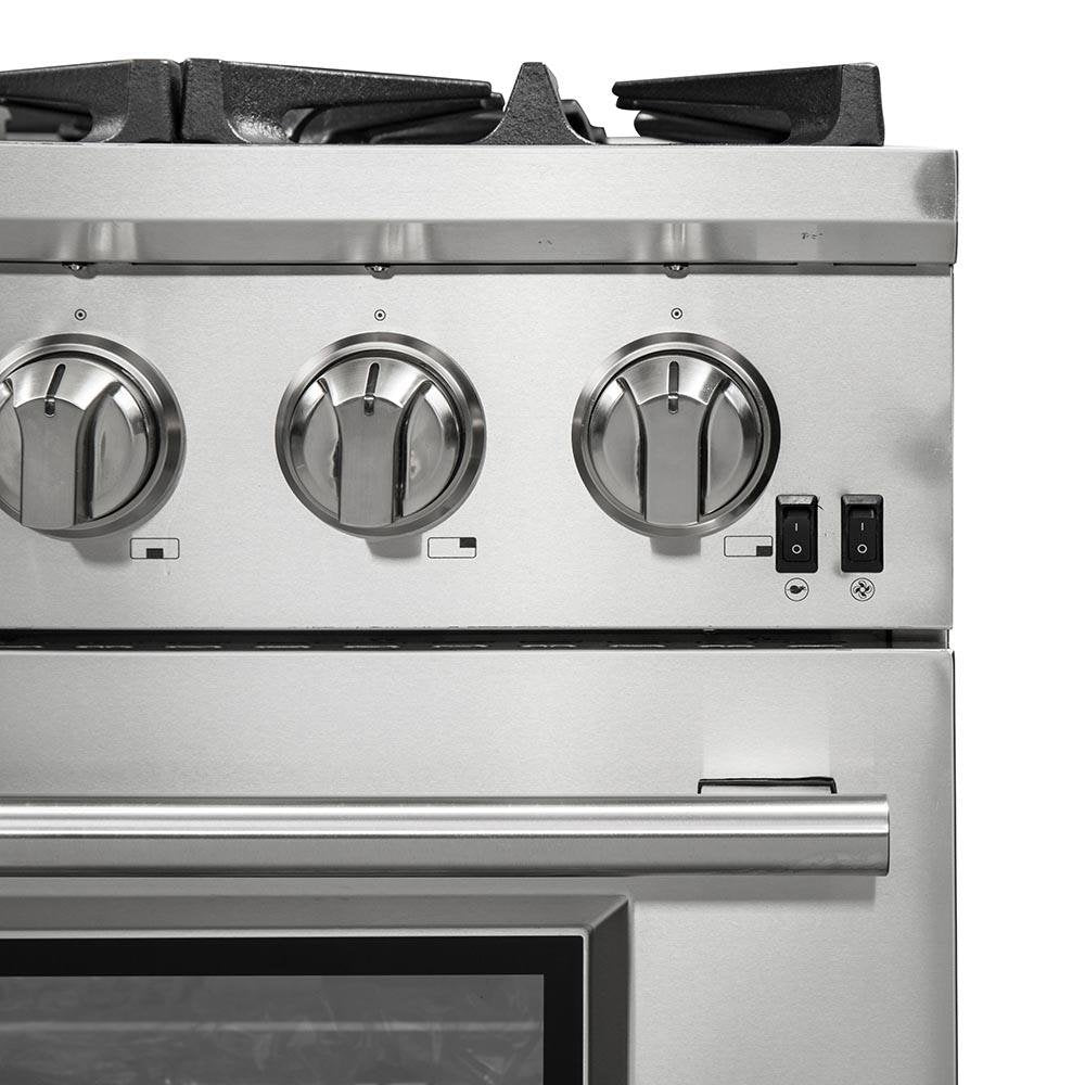 Forno 36-Inch Capriasca Gas Range with 6 Burners, Convection Oven and 120,000 BTUs (FFSGS6260-36)