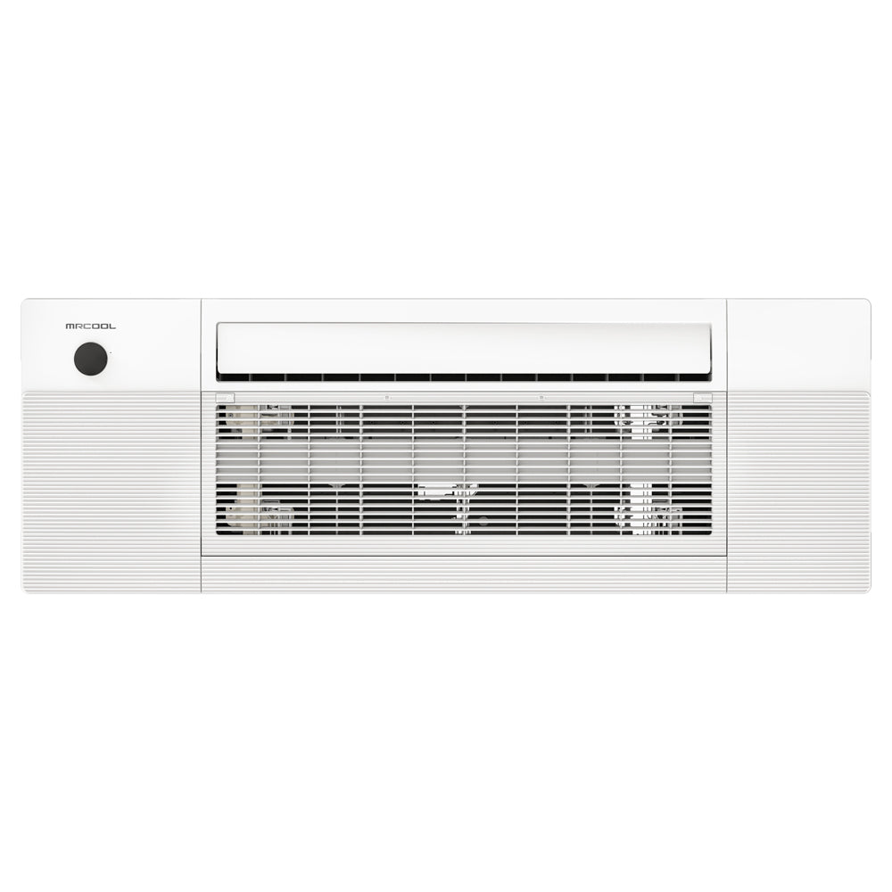 MRCOOL DIY 4th Gen Mini Split - 2-Zone 27,000 BTU Ductless Air Conditioner and Heat Pump with 18K + 12K Cassette Air Handlers