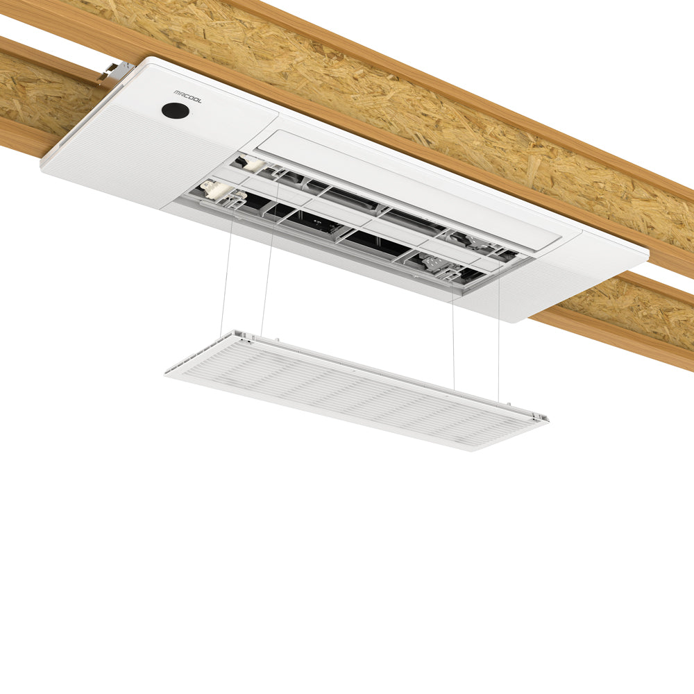 MRCOOL DIY 4th Gen 12K BTU, 20.75 SEER, Ductless Mini-Splits Ceiling Cassette Air Handler (DIYCASSETTE12HP-230C25)