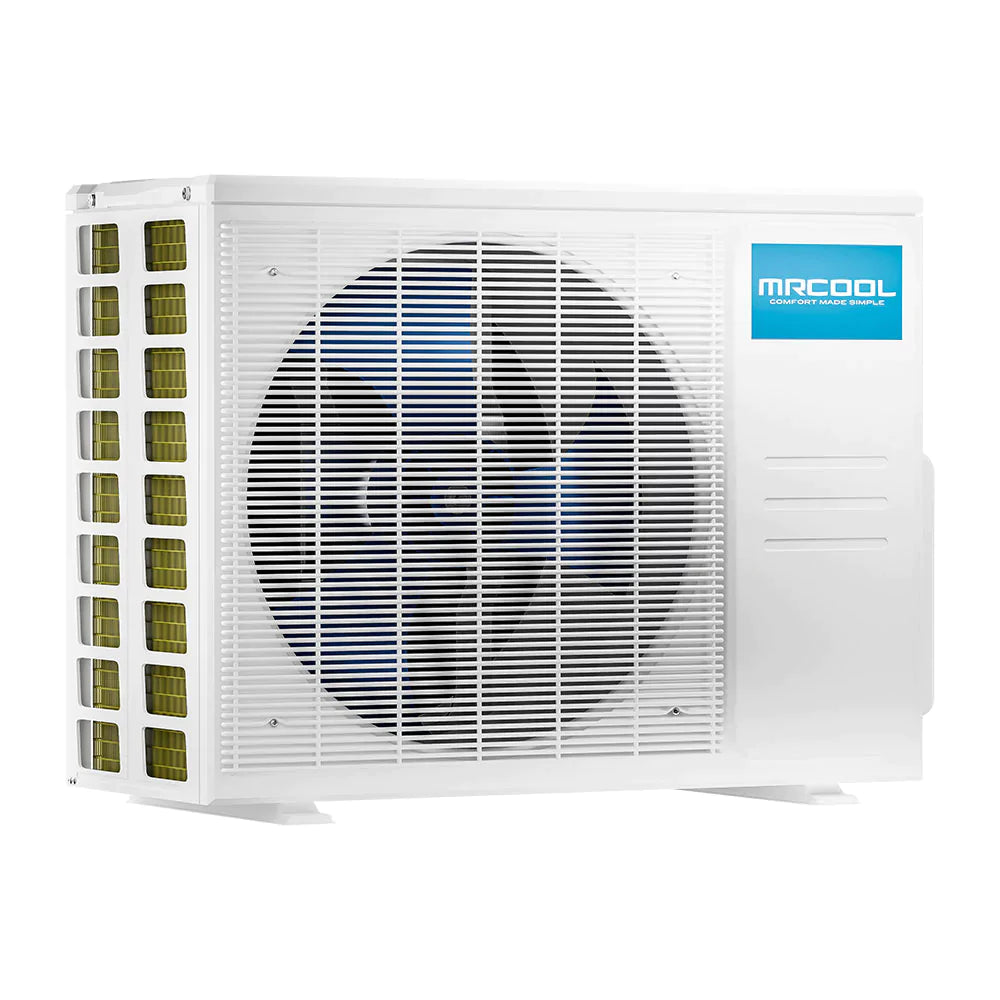 MRCOOL DIY 4th Gen Mini Split - 2-Zone 27,000 BTU Ductless Air Conditioner and Heat Pump with 18K + 12K Wall Mount Air Handlers