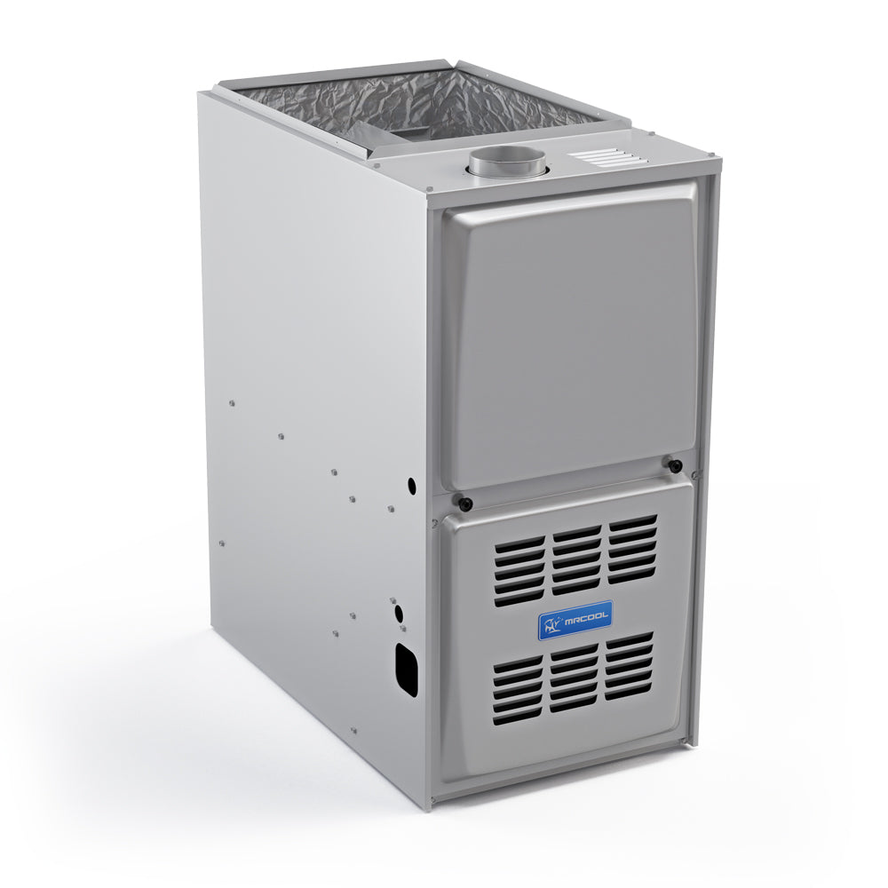 MRCOOL Signature Series - Central Air Conditioner & Gas Furnace Split System - 5 Ton, 14.25 SEER, 60K BTU, 80% AFUE - 24.5-Inch Cabinet - Upflow