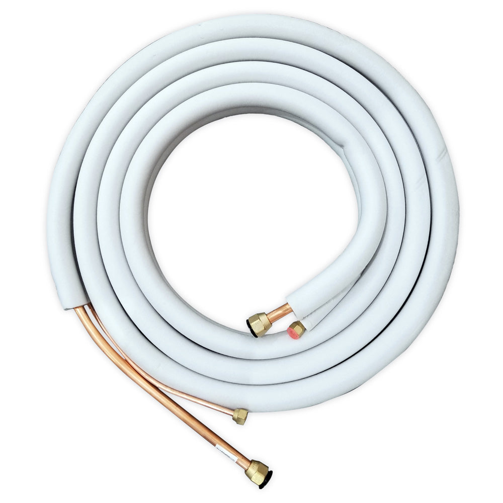 MRCOOL 25 Ft. 1/4-Inch x 1/2-Inch Lineset for 12K, & 18K for Olympus Mini Split (MC25-1412)