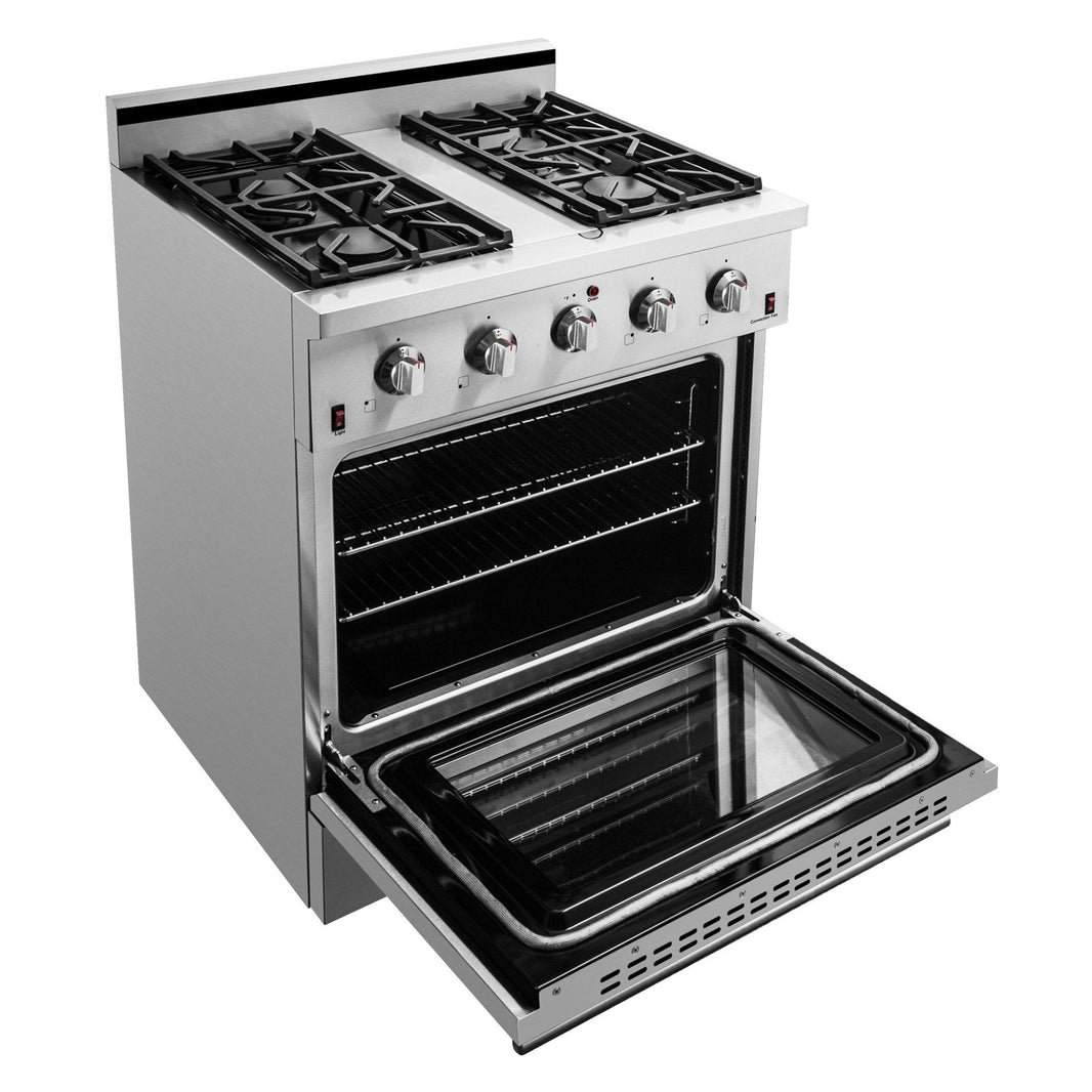 NXR 30-Inch 4.5 cu.ft. Pro-Style Gas Range with Convection Oven in Stainless Steel (SC3055)