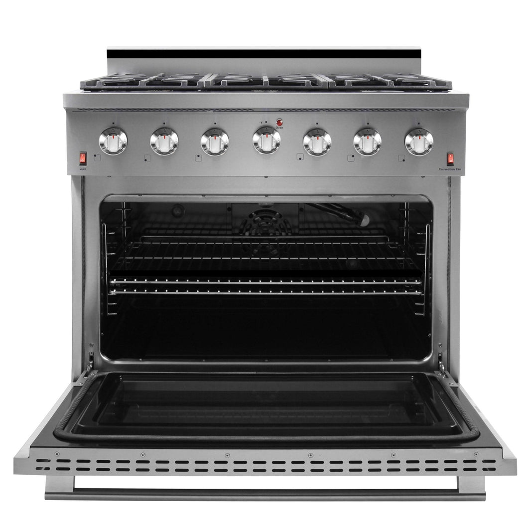 NXR 36-Inch 5.5 cu.ft. Pro-Style Gas Range with Convection Oven in Stainless Steel (SC3611)