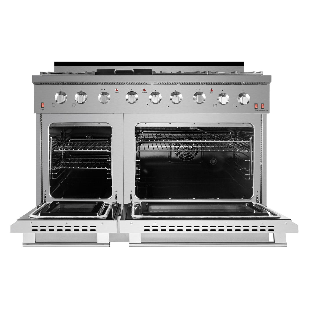 NXR 48-Inch Gas Range & Under Cabinet Hood Bundle in Stainless Steel (SC4811RHBD)