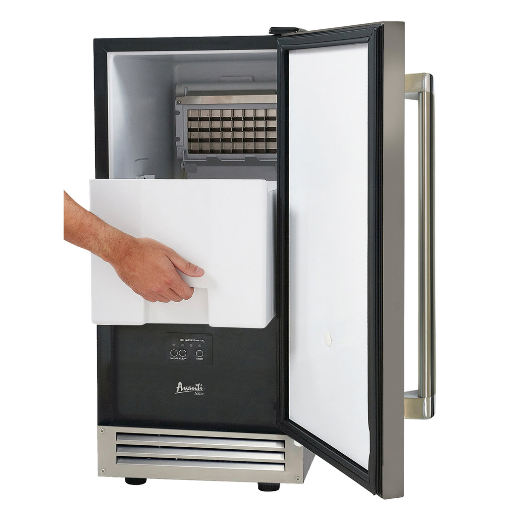 Avanti ELITE Built-in or Freestanding Ice Maker 15"