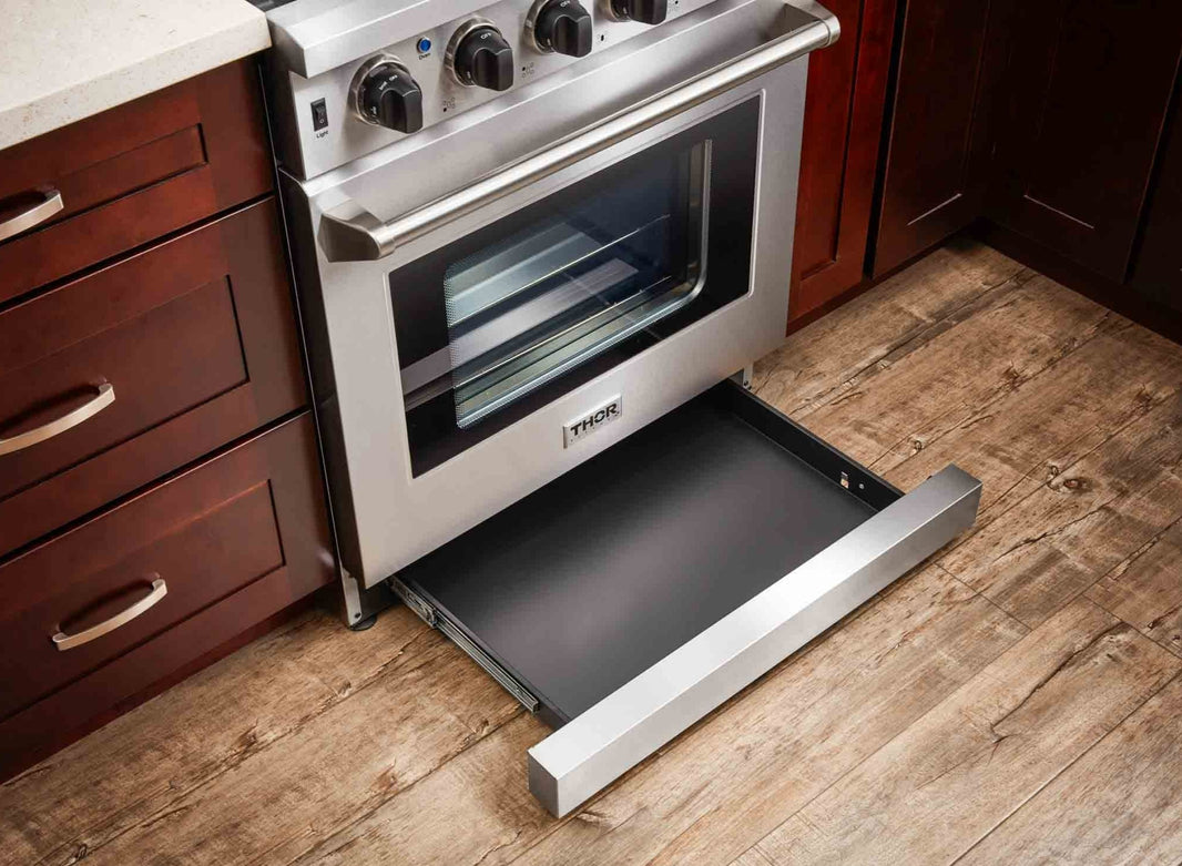 Thor Kitchen 30-Inch 4.55 cu. ft. Professional Gas Range in Stainless Steel (LRG3001U)