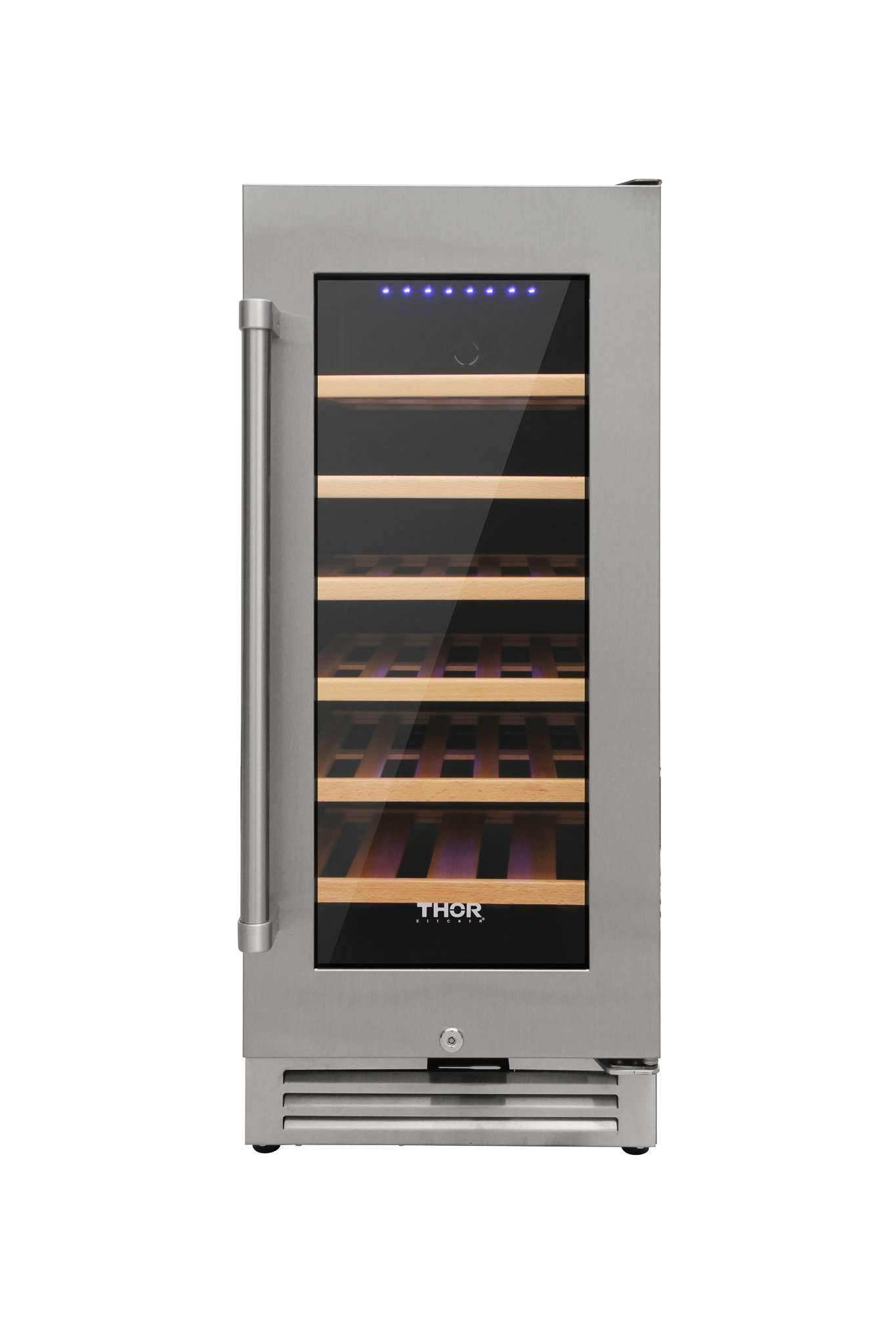 Thor Kitchen 15” Built-in Wine Cooler with 33-Bottle Capacity and Sabbath Mode (TWC1501)