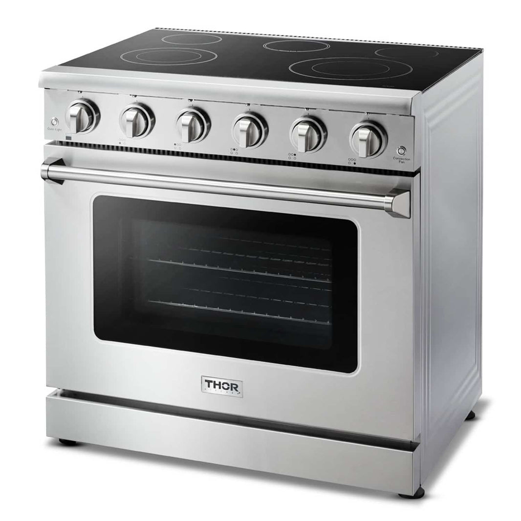 Thor Kitchen 36-Inch 6.0 cu. ft. Oven Electric Range in Stainless Steel (HRE3601)