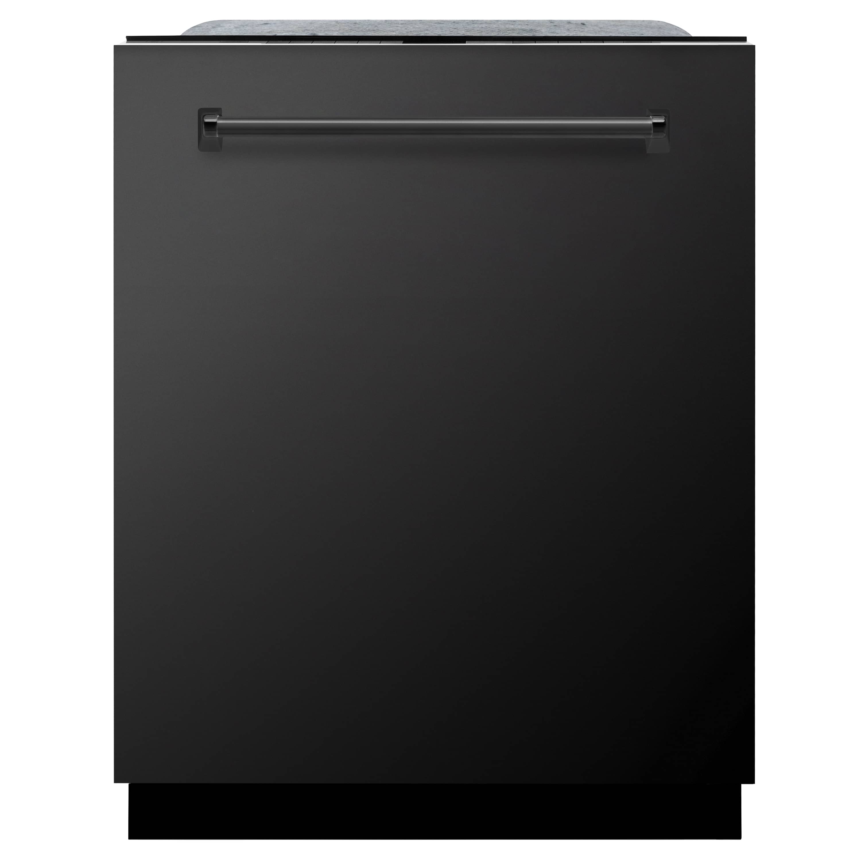 ZLINE 24" Monument Series 3rd Rack Top Touch Control Dishwasher in Black Stainless Steel with Stainless Steel Tub, 45dBa (DWMT-BS-24)