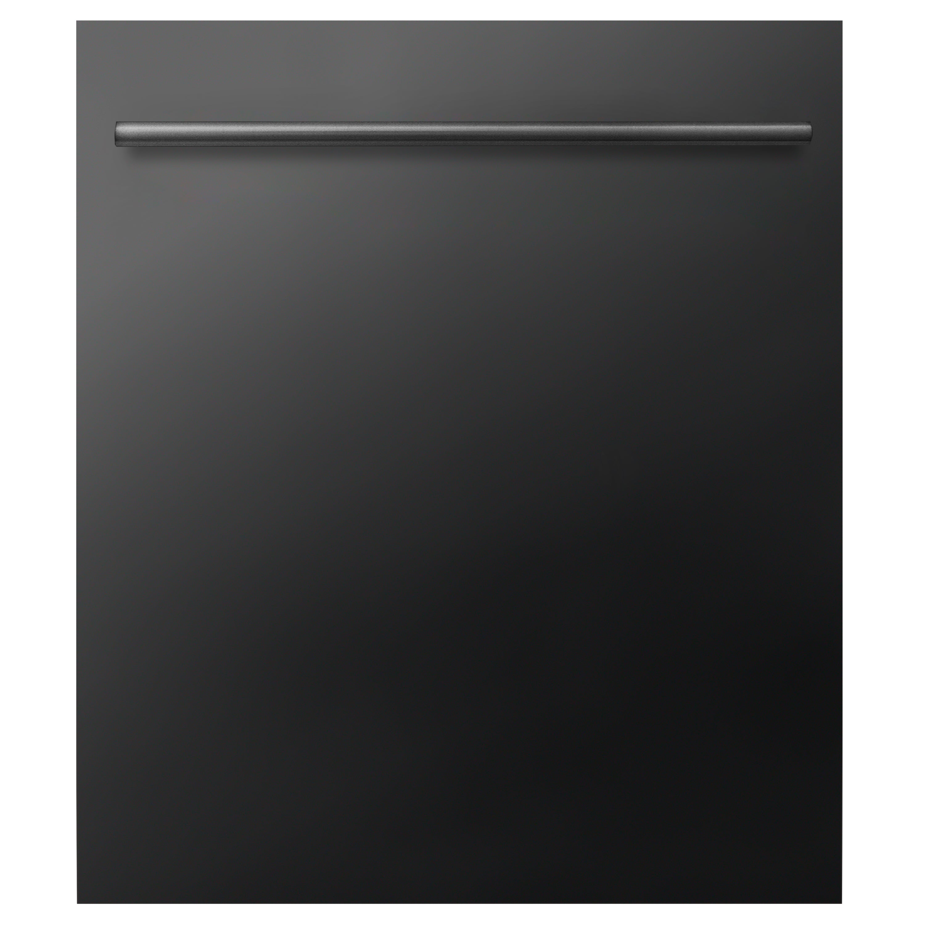 ZLINE 24-Inch Top Control Dishwasher with Stainless Steel Tub and Modern Style Handle in Black Stainless Steel (DW-BS-H-24)