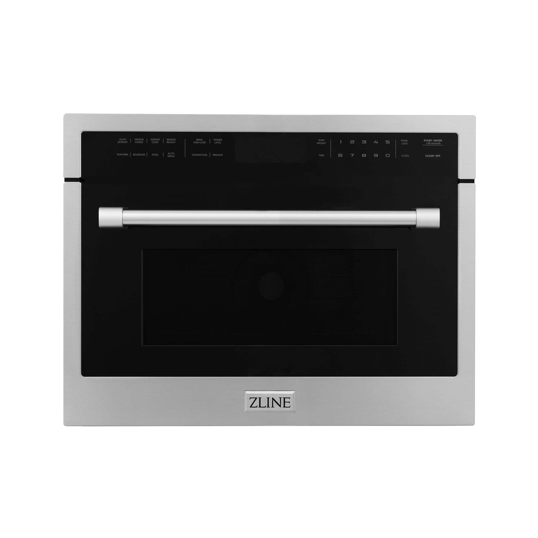 ZLINE 24" Built-in Convection Microwave Oven in Stainless Steel with Speed and Sensor Cooking (MWO-24)