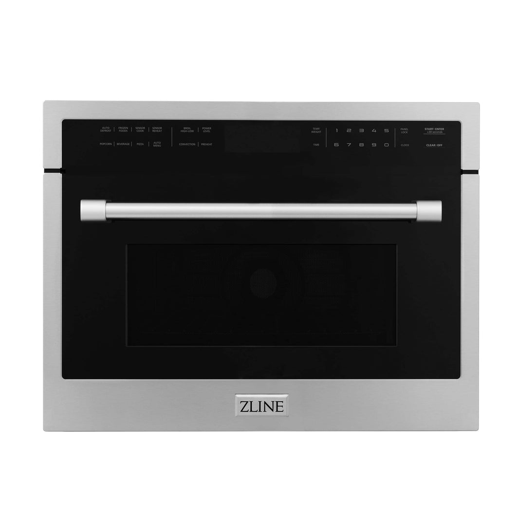 ZLINE 24" Built-in Convection Microwave Oven in Stainless Steel with Speed and Sensor Cooking (MWO-24)