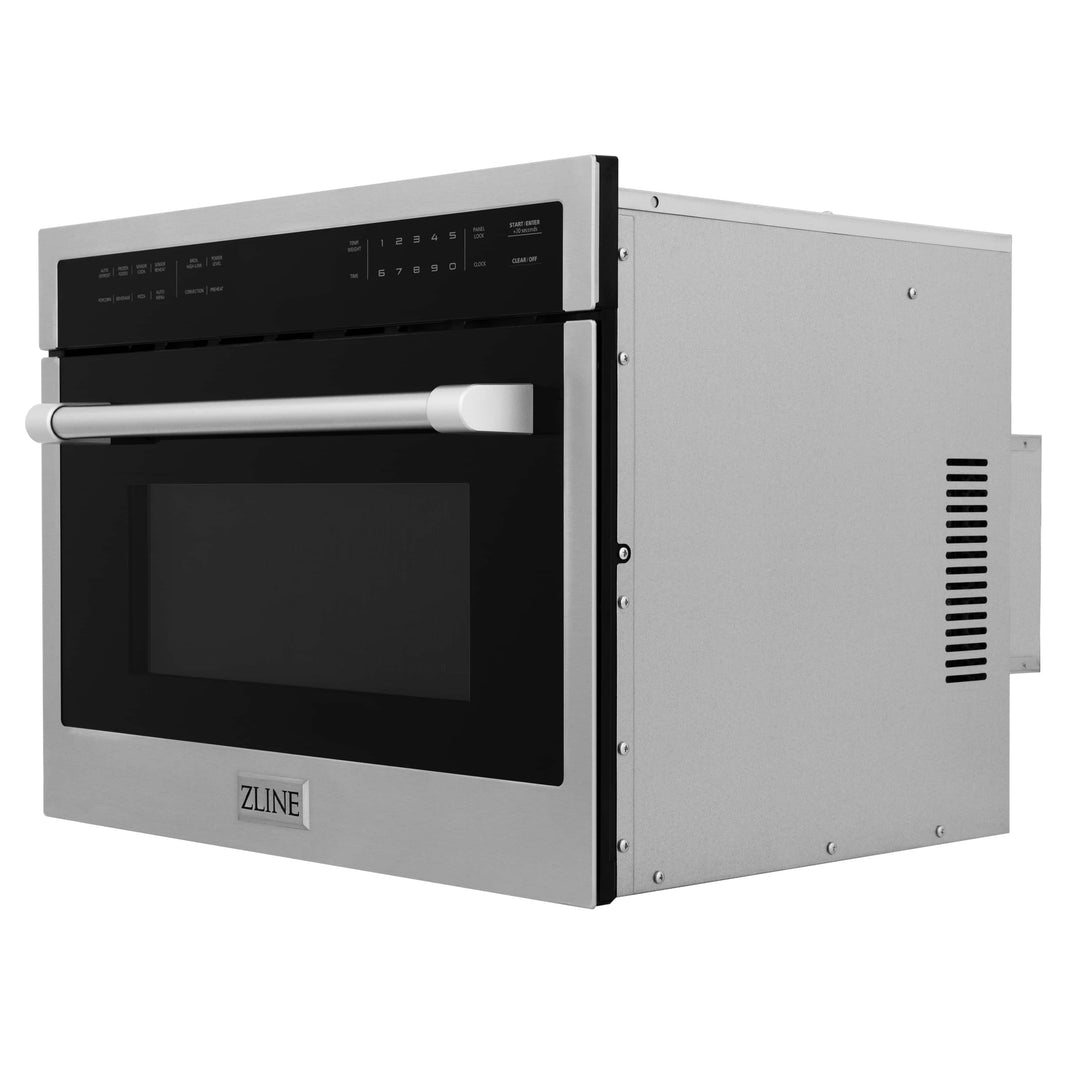 ZLINE 24" Built-in Convection Microwave Oven in Stainless Steel with Speed and Sensor Cooking (MWO-24)