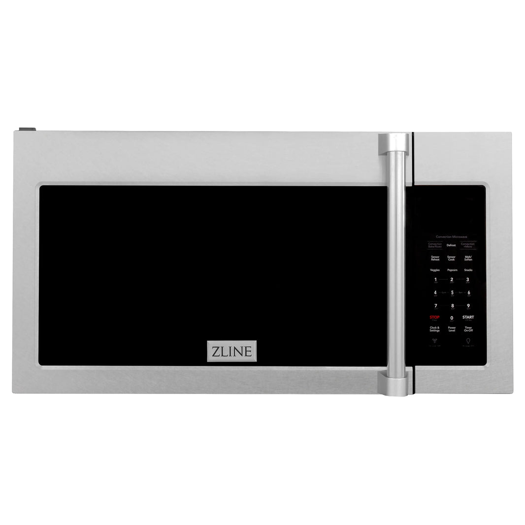 ZLINE Over-The-Range Microwave Oven In DuraSnow Stainless Steel with Traditional Handle (MWO-OTR-H-30-SS)