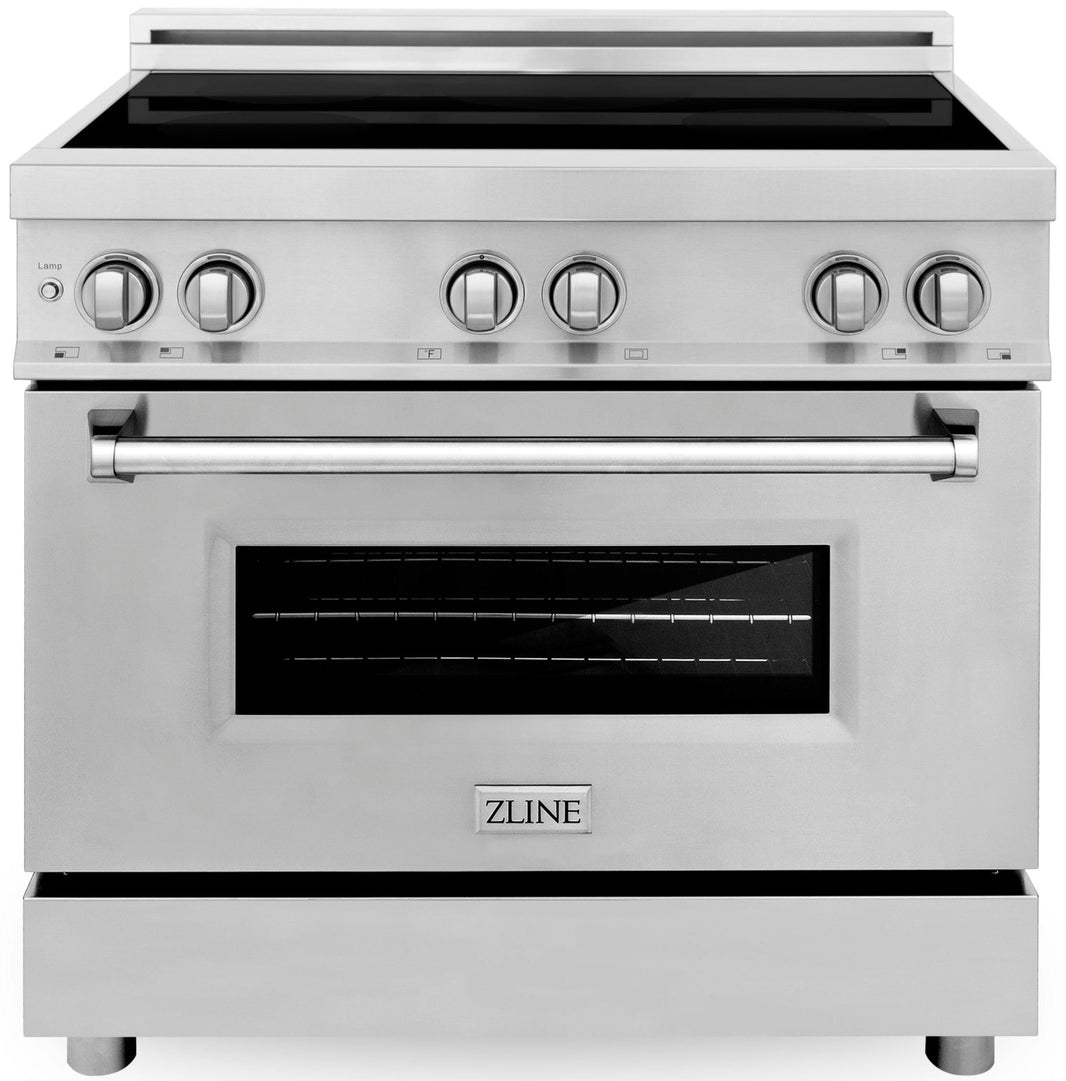 ZLINE 36-Inch 4.6 cu. ft. Induction Range with a 4 Element Stove and Electric Oven in Stainless Steel (RAIND-36)