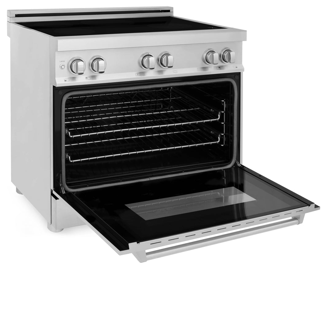 ZLINE 36-Inch 4.6 cu. ft. Induction Range with a 4 Element Stove and Electric Oven in Stainless Steel (RAIND-36)