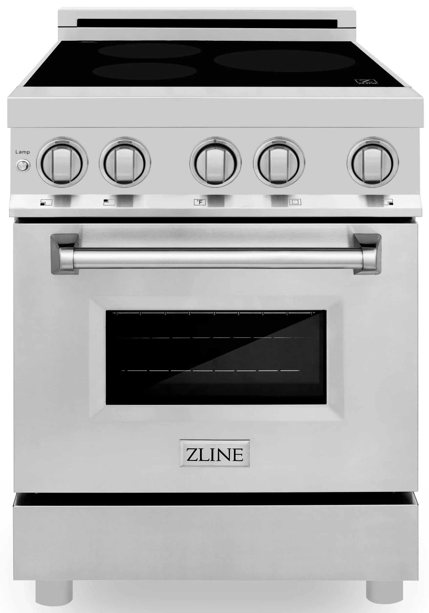 ZLINE 24-Inch 2.8 cu. ft. Induction Range with a 3 Element Stove and Electric Oven in Stainless Steel (RAIND-24)