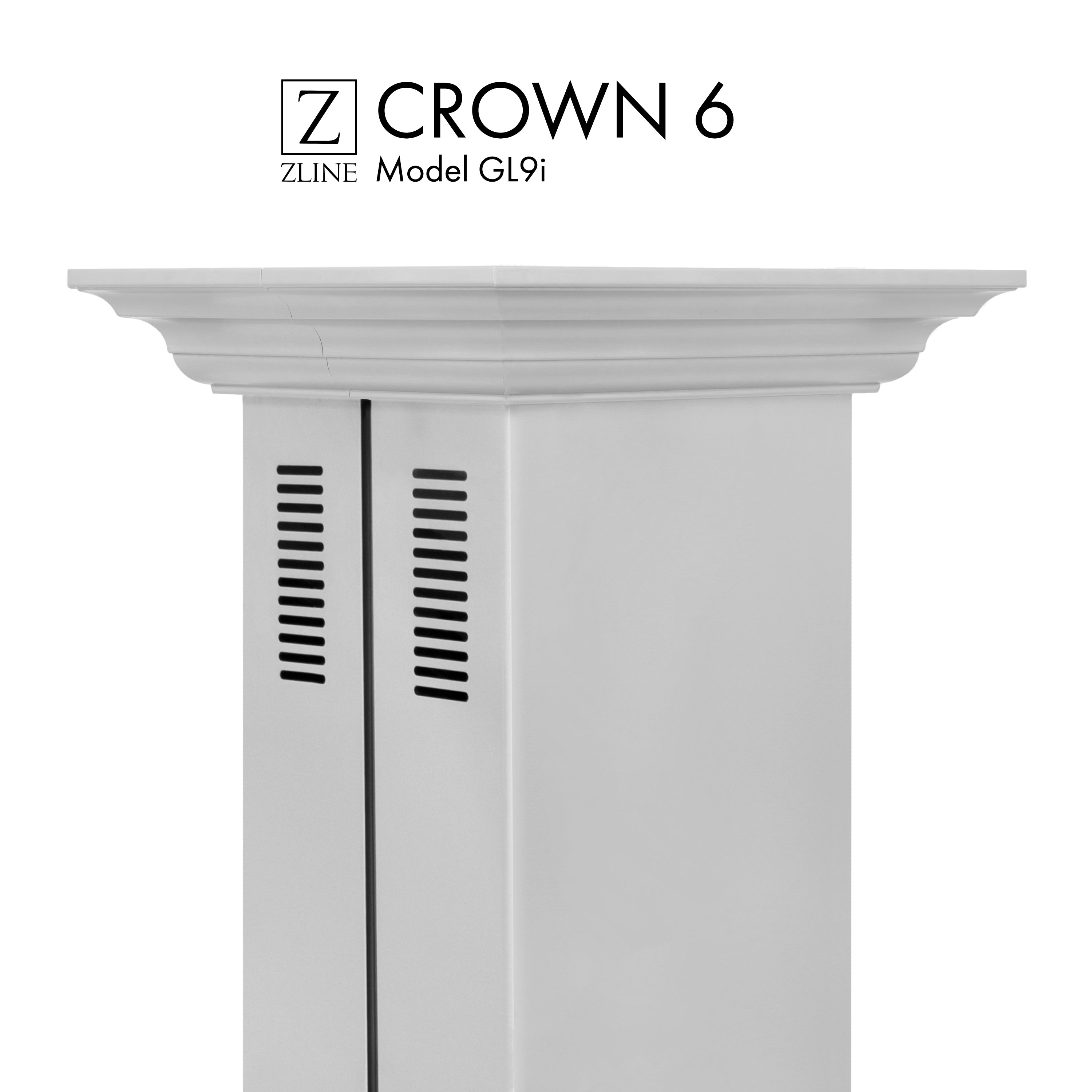 ZLINE Crown Molding Profile 5 for Island Mount Range Hood (CM5-697i/KECOMi-304)