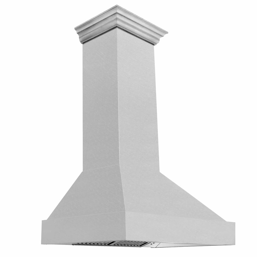 ZLINE 36-Inch DuraSnow Stainless Steel Wall Mount Range Hood with DuraSnow Shell (8654SN-36)