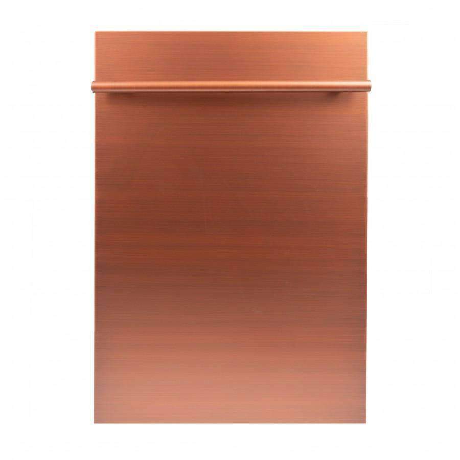 ZLINE 18' Dishwasher in Copper with Stainless Steel Tub and Modern Style Handle (DW-C-18)