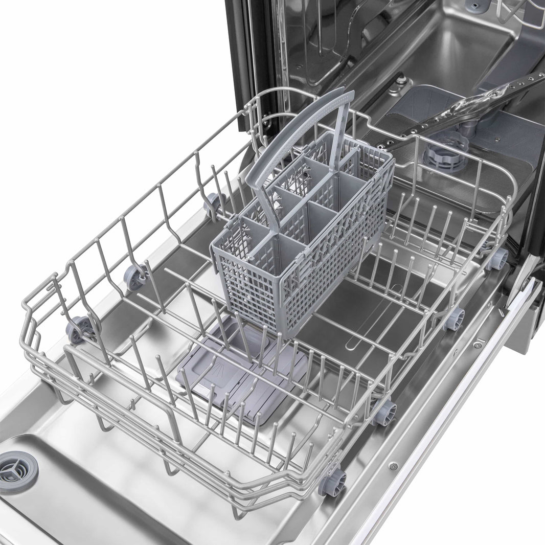 ZLINE 18" Dishwasher in DuraSnow Stainless Steel with Stainless Steel Tub and Modern Style Handle (DW-SN-18)