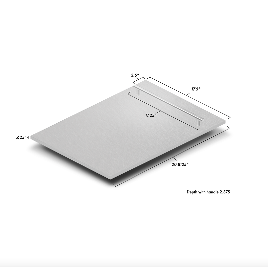 ZLINE 18" Dishwasher in DuraSnow Stainless Steel with Stainless Steel Tub and Modern Style Handle (DW-SN-18)