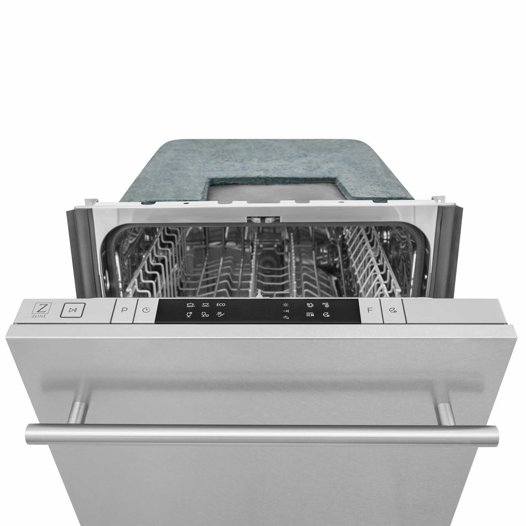 ZLINE 18" Dishwasher in DuraSnow Stainless Steel with Stainless Steel Tub and Modern Style Handle (DW-SN-18)