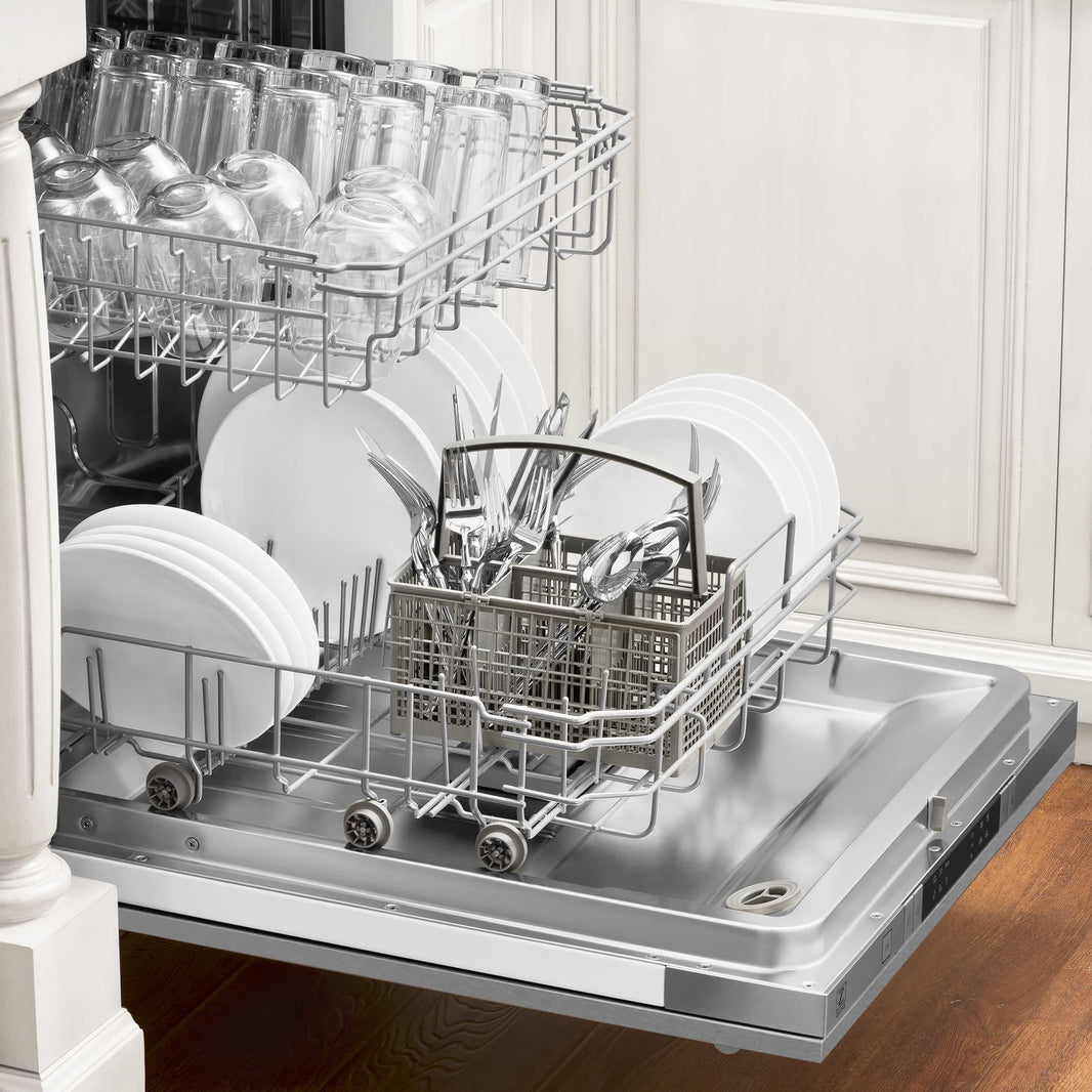 ZLINE 18" Dishwasher in DuraSnow Stainless Steel with Stainless Steel Tub and Modern Style Handle (DW-SN-18)