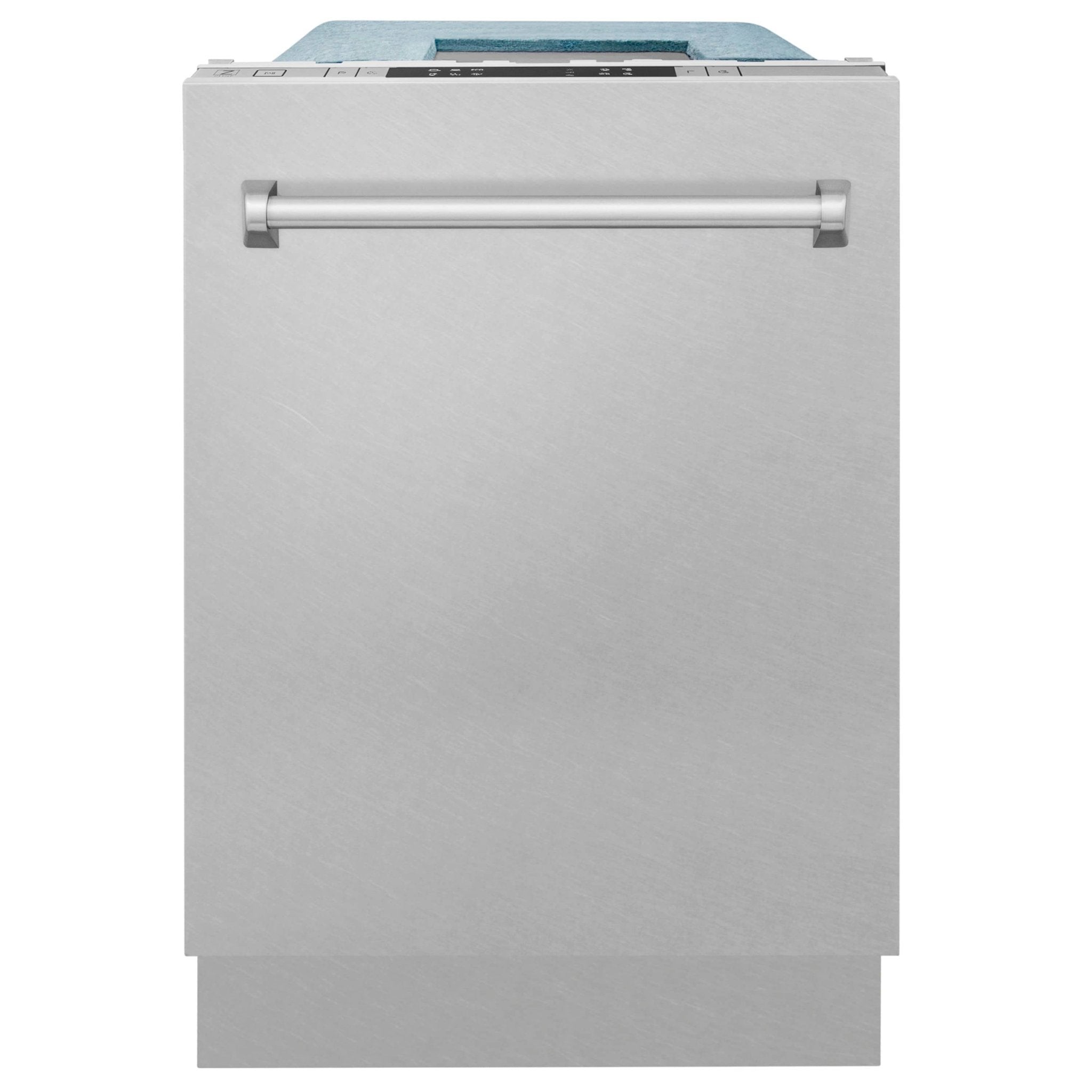 ZLINE 18" Dishwasher in DuraSnow Stainless Steel with Stainless Steel Tub and Traditional Style Handle (DW-SN-H-18)