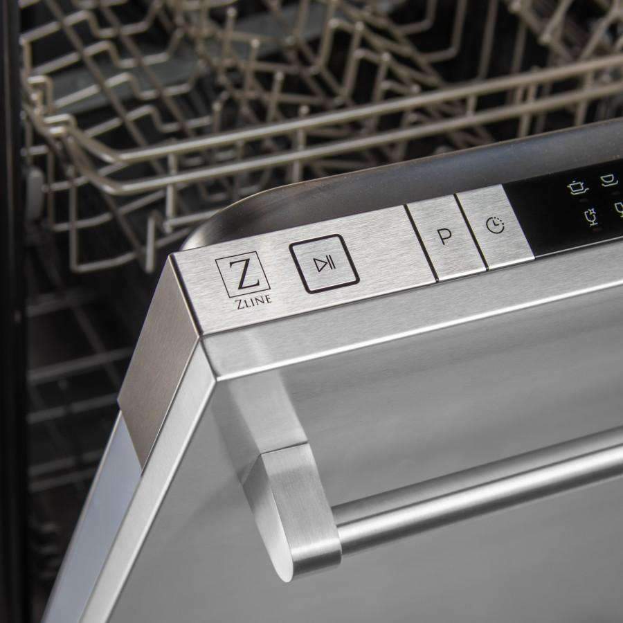 ZLINE 18" Dishwasher in Stainless Steel with Traditional Handle (DW-304-H-18)