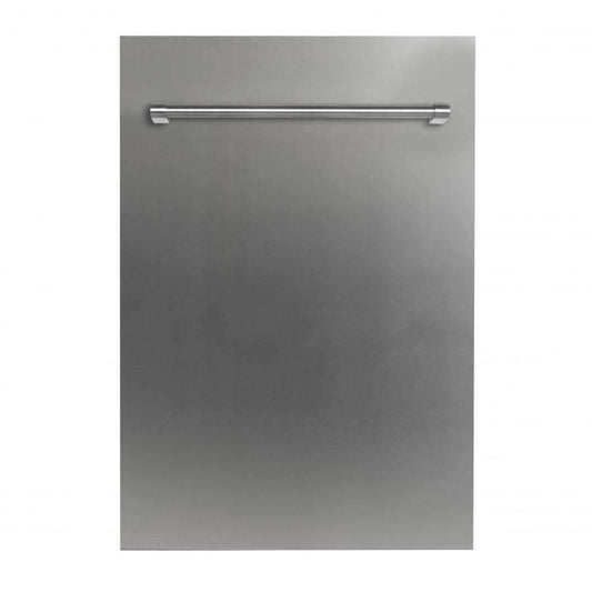 ZLINE 18" Dishwasher in Stainless Steel with Traditional Handle (DW-304-H-18)