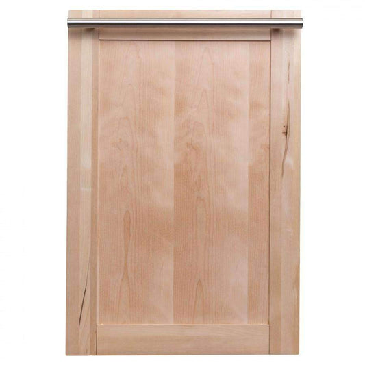 ZLINE 18" Top Control Dishwasher in Unfinished Wood with Modern Style Handle (DW-UF-18)