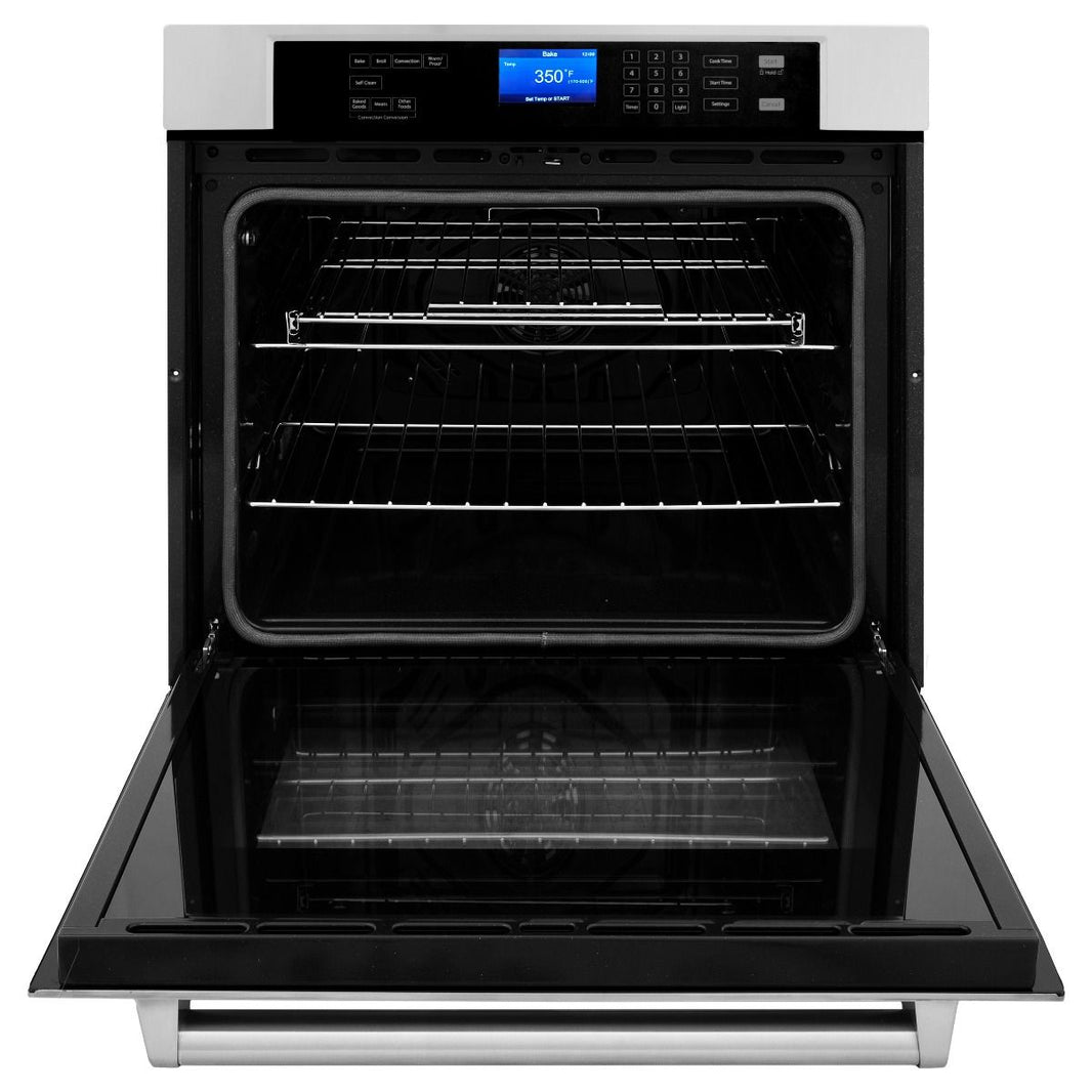 ZLINE 2-Piece Appliance Package - 30" Rangetop & 30" Wall Oven in Stainless Steel (2KP-RTAWS30)