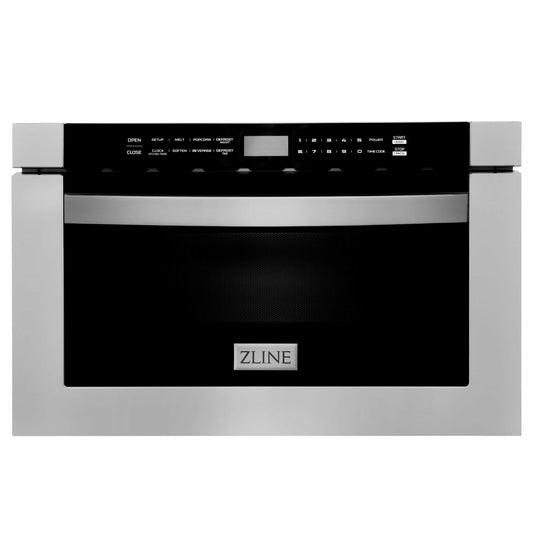 ZLINE 24" 1.2 cu. ft. Built-in Microwave Drawer in Stainless Steel (MWD-1)