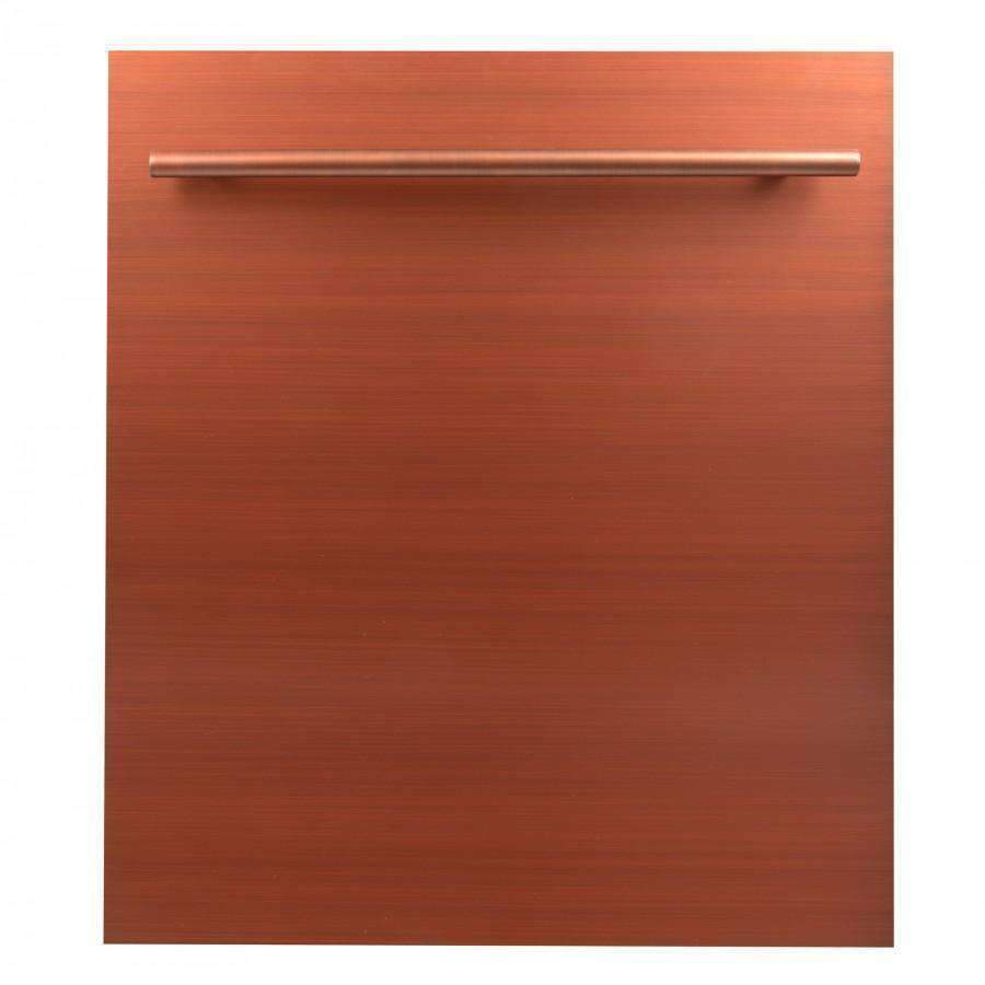 ZLINE 24" Dishwasher in Copper Finish with Stainless Steel Tub and Modern Style Handle (DW-C-24)