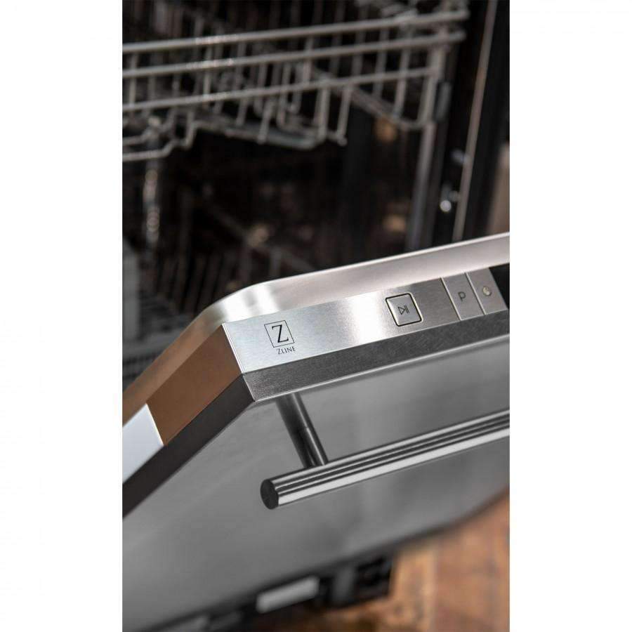 ZLINE 24" Dishwasher in DuraSnow Stainless Steel with Modern Handle (DW-SN-24)