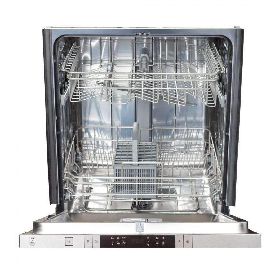 ZLINE 24" Dishwasher in DuraSnow Stainless Steel with Modern Handle (DW-SN-24)