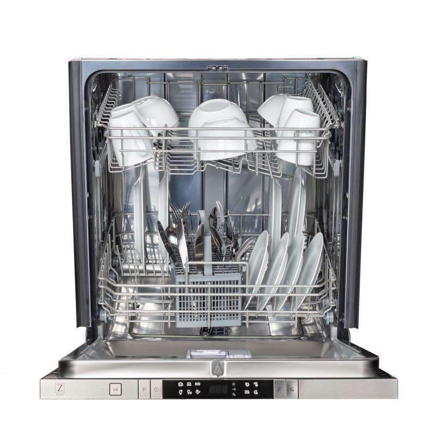 ZLINE 24" Dishwasher in DuraSnow Stainless Steel with Modern Handle (DW-SN-24)