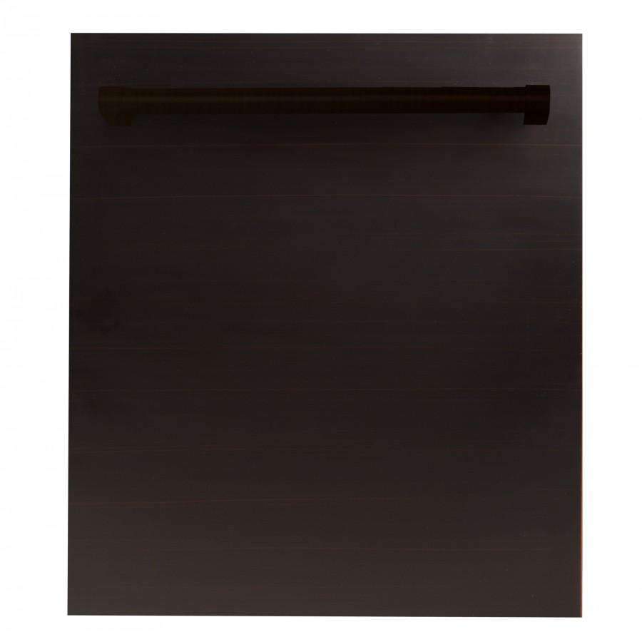 ZLINE 24" Dishwasher in Oil-Rubbed Bronze with Traditional Handle (DW-ORB-H-24)