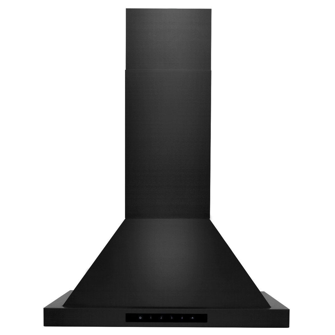 ZLINE 24-Inch Convertible Vent Wall Mount Range Hood in Black Stainless Steel (BSKBN-24)