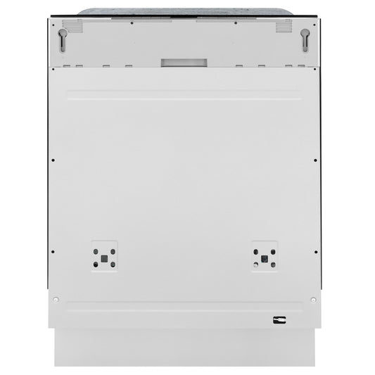 ZLINE 24-Inch Monument Series 3rd Rack Top Touch Control Dishwasher in Custom Panel Ready with Stainless Steel Tub, 45dBa (DWMT-24)