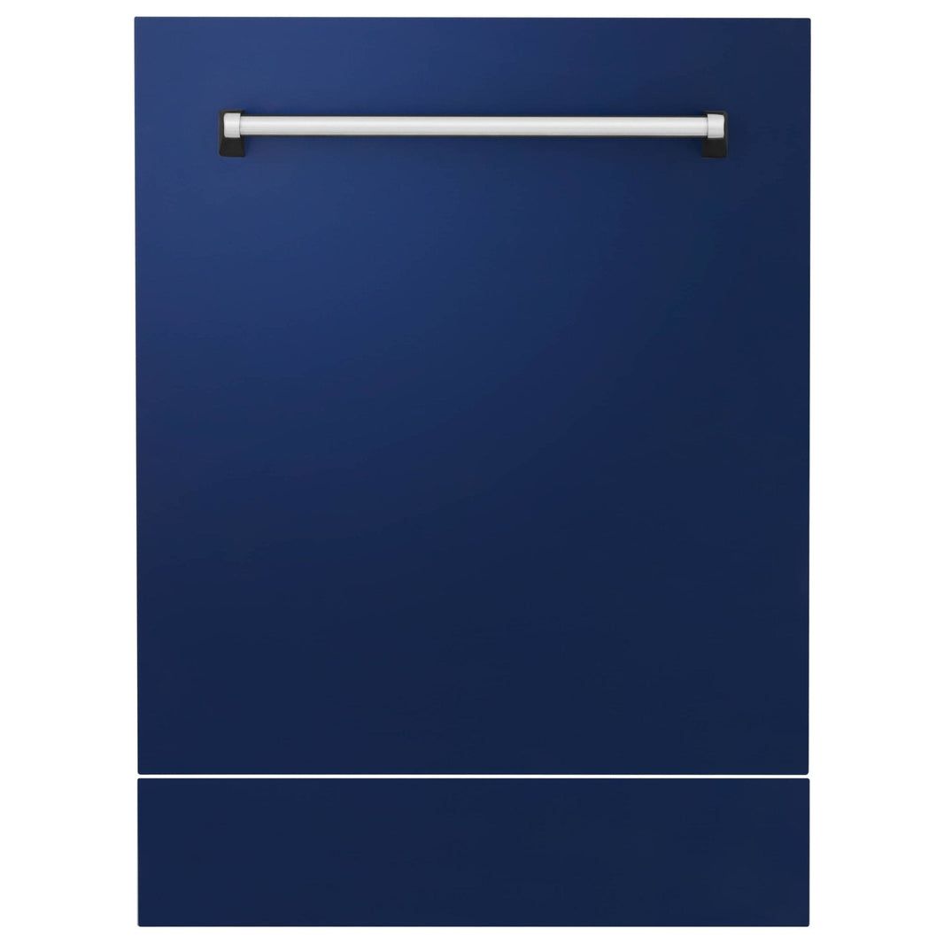 ZLINE 24" Tallac Series 3rd Rack Dishwasher in Blue Gloss with Stainless Steel Tub, 51dBa (DWV-BG-24)